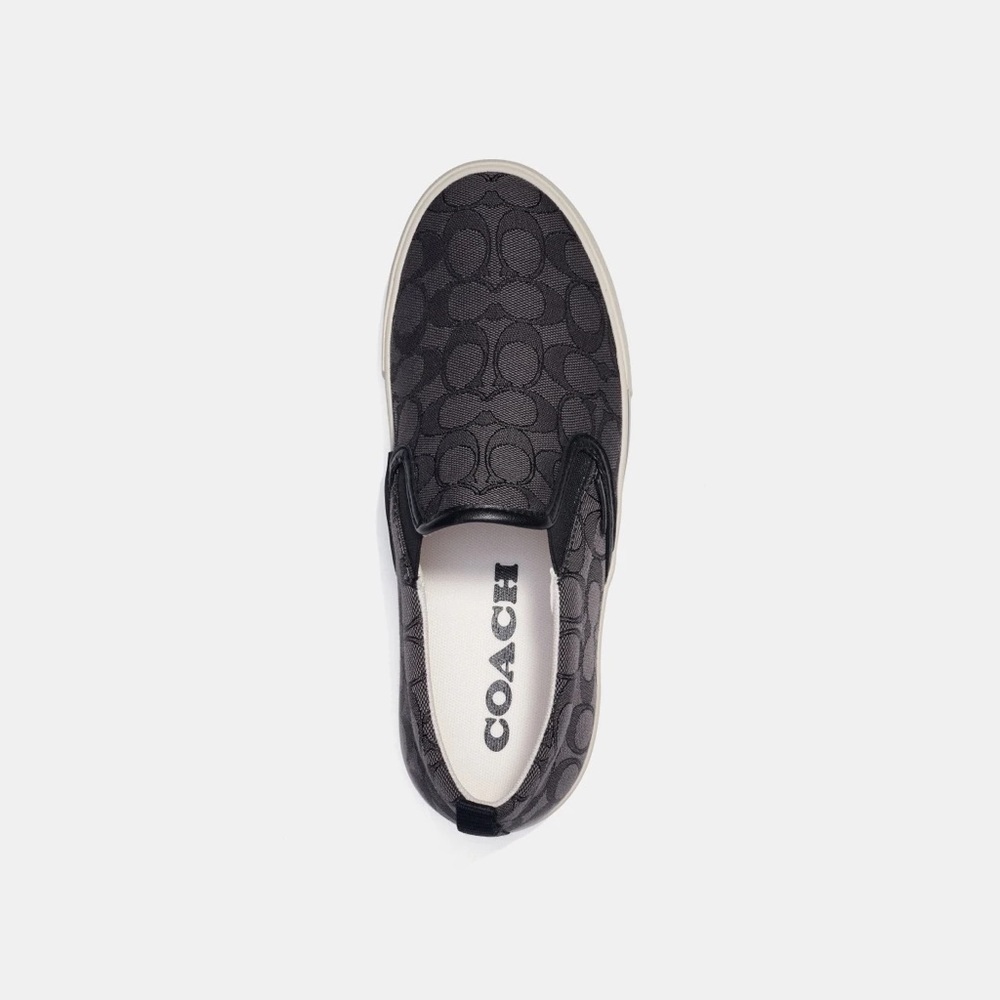 Men's Jacquard Signature Slip-On Skate Sneaker